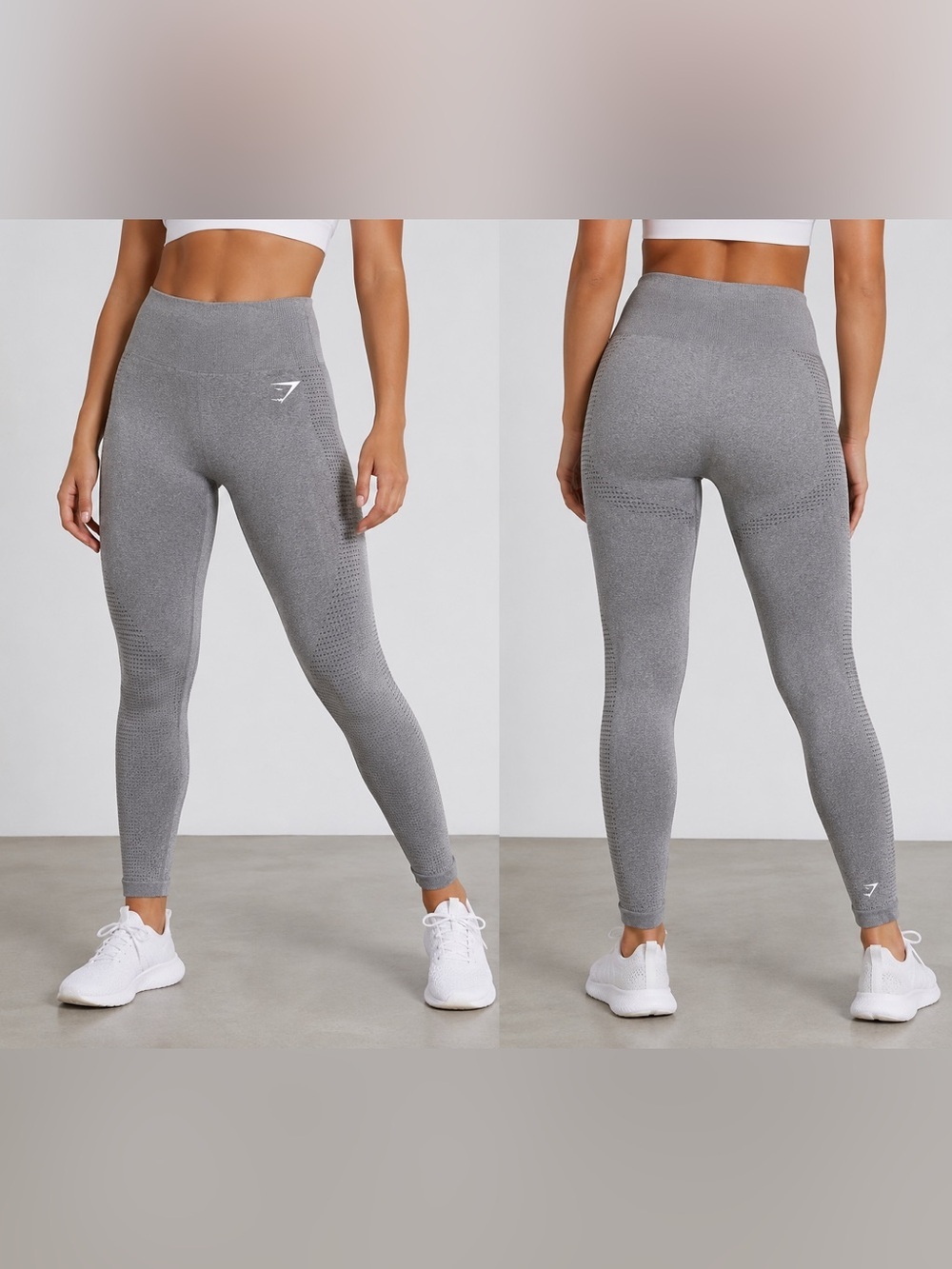 Gymshark Seamless High-Waist Leggings - Gray